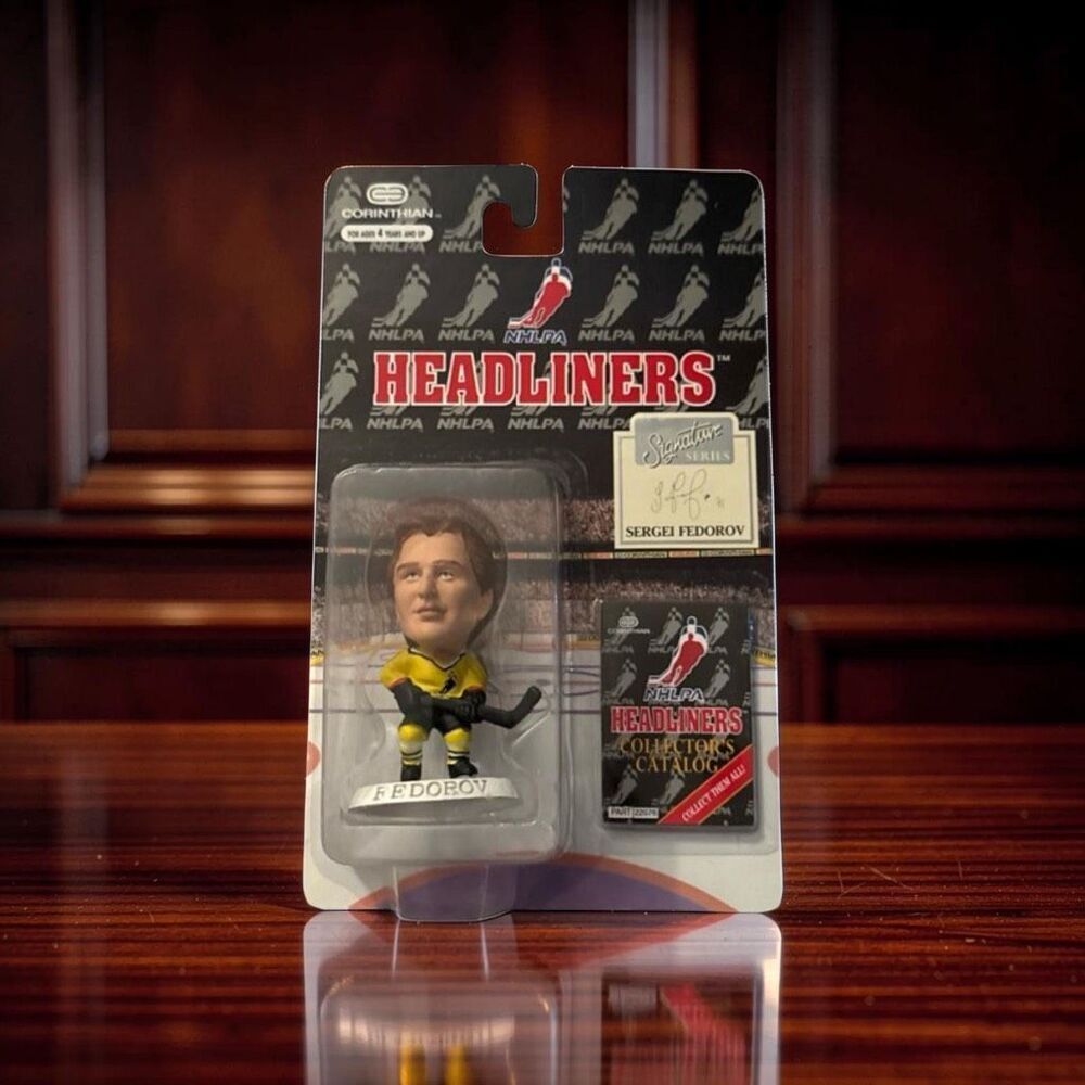1997 Corinthian NHL Signature Series Sergei Fedorov Figure Sealed On Card